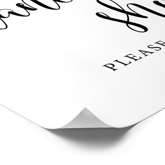 Poster Symbole Rustique Mariage Réception Danse Chaussure (Coin)