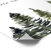 Poster Symbole Rustique Woodland Wedding Favors (Coin)