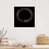 Poster Symbole serpent Ouroboros (Cuisine)