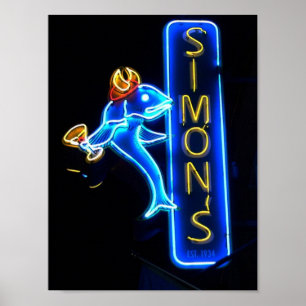 Poster Symbole Simons Gorgey Neon