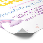 Poster Symbole Sunshine Rainbow Birthday Time Capsule (Coin)