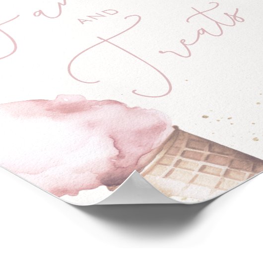 Poster Symbole Tabletop Filles' Pink Candy Favore et Trai (Coin)