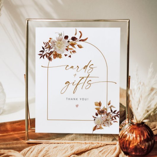 Poster Symbole TALIA Bohemian Terracotta Arch Cartes & Ca