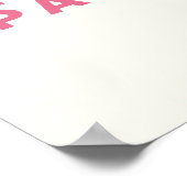 Poster Symbole tendance Pink Talk Thirty To Me 30e annive (Coin)