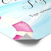 Poster Symbole texte personnalisé de l'anniversaire de la (Coin)