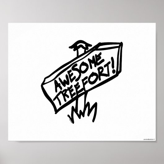 Poster Symbole Treefort (Devant)