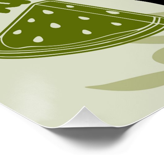 Poster Symbole triangle rouge de résistance à la main du  (Coin)