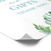 Poster Symbole Tropical Beach Mariages Cartes & Cadeaux (Coin)