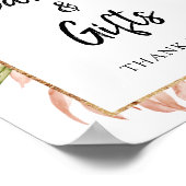 Poster Symbole Tropical Feuille Arch Frame Cartes et Cade (Coin)