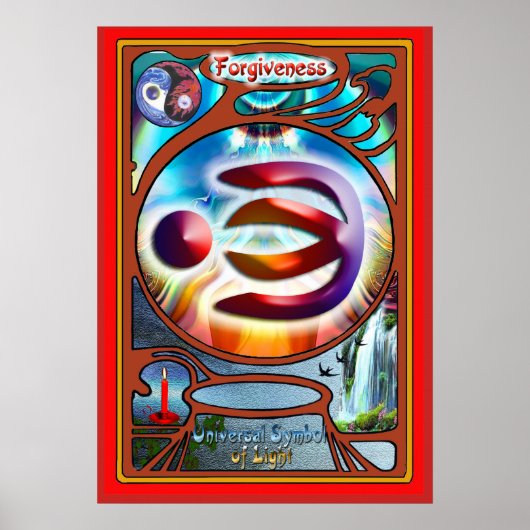Poster Symbole universel du pardon (Devant)