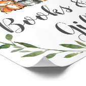 Poster Symbole vert Bois Animaux Livres et Cadeaux (Coin)