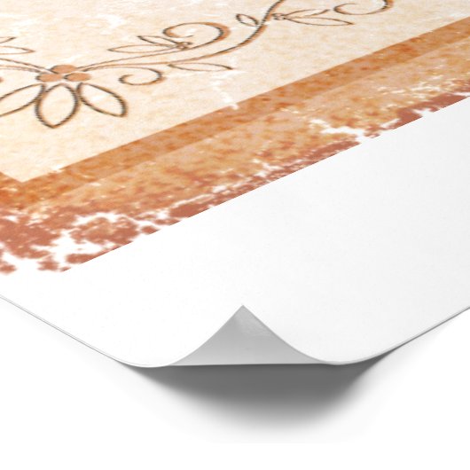 Poster Symbole vintage Best Coffee (Coin)