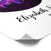 Poster Symbole Virgo Horoscope Constellation Rose (Coin)