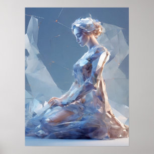 Poster Symbole Virgo Zodiac