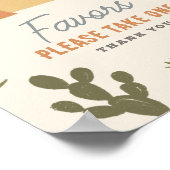 Poster Symbole Western Cowboy de fête d'anniversaire Fave (Coin)