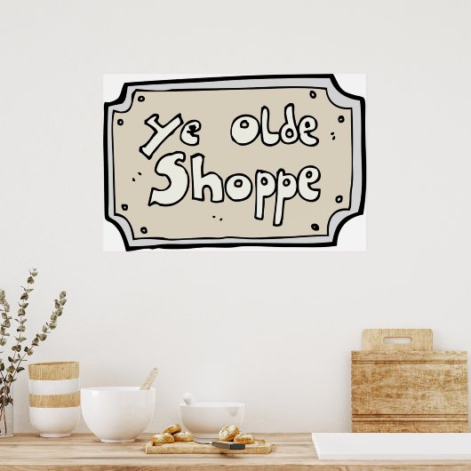 Poster SYMBOLE YE Old Shoppe (Cuisine)