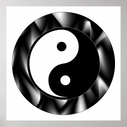 Poster SYMBOLE YIN Yang (Devant)