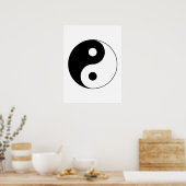 Poster SYMBOLE YIN Yang (Cuisine)