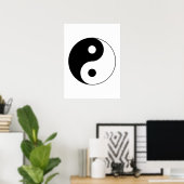 Poster SYMBOLE YIN Yang (Bureau à domicile)