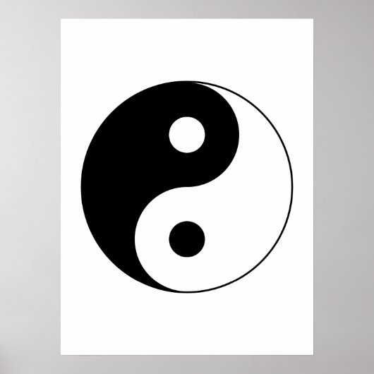 Poster SYMBOLE YIN Yang (Devant)
