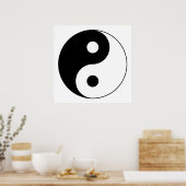 Poster SYMBOLE YIN Yang (Cuisine)