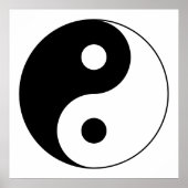 Poster SYMBOLE YIN Yang (Devant)