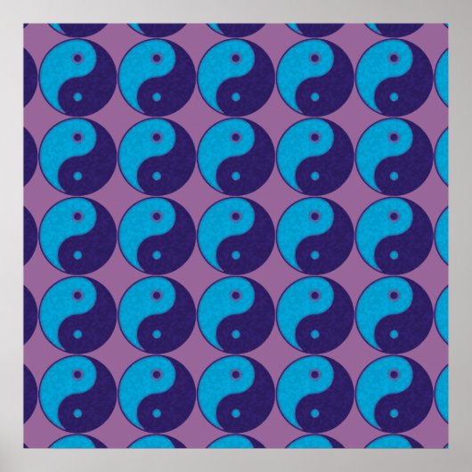 Poster symbole yin yang (Devant)