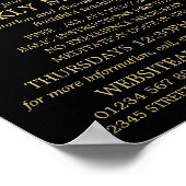 Poster Symbole Yin & Yang, Groupe Bouddhiste Publicité (Coin)