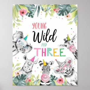 Poster Symbole Young Wild And The Safari Party Animals