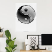 POSTER SYMBOLE ZEN YIN-YANG (Bureau à domicile)
