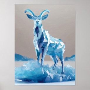 Poster SYMBOLE Zodiaque Capricorne