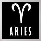 Poster Symbole zodiaque d'Aries (Devant)