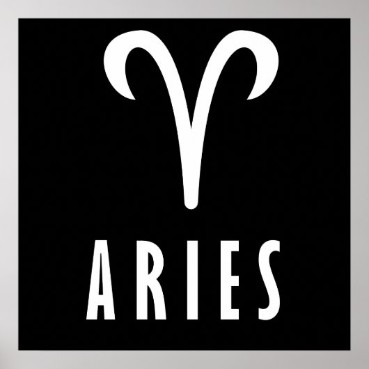 Poster Symbole zodiaque d'Aries (Devant)