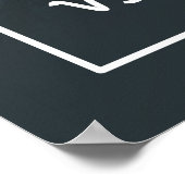 Poster Symbole zodiaque de Capricorne (Coin)