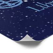 Poster SYMBOLE Zodiaque DE LA Libra et CONSTLATION (Coin)