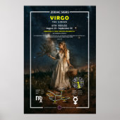 Poster Symbole zodiaque de la vierge (Devant)