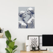 Poster SYMBOLE Zodiaque Gemini (Bureau à domicile)