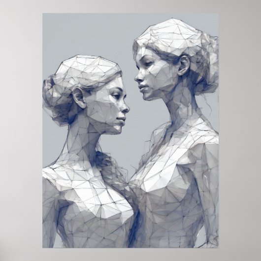 Poster SYMBOLE Zodiaque Gemini (Devant)