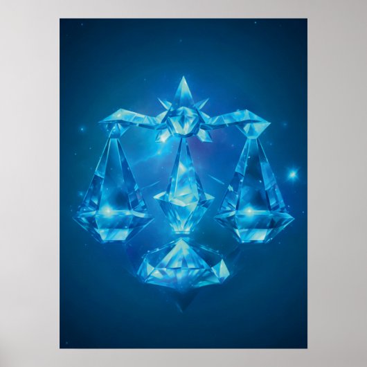 Poster SYMBOLE Zodiaque Libra (Devant)