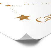 Poster SYMBOLE Zodiaque moderne Cancer de l'or | Eau de l (Coin)