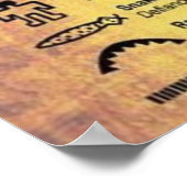 Poster Symboles amérindiens (Coin)