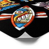 Poster Symboles aztèques (Coin)