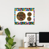 Poster Symboles de guérison KARUNA Reiki 2014 (Bureau à domicile)