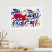 Poster Symboles de liberté (Cuisine)