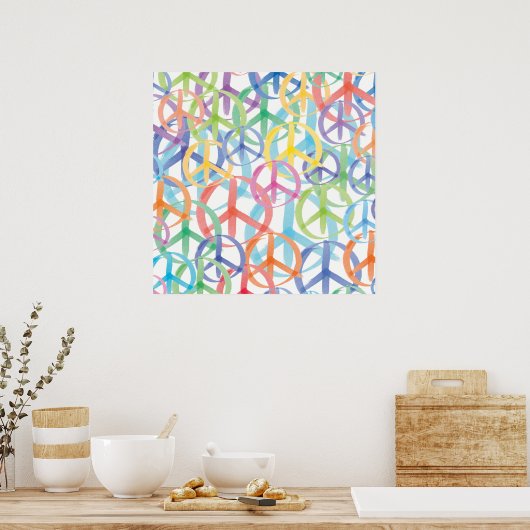 Poster Symboles de paix (Cuisine)