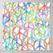 Poster Symboles de paix (Devant)