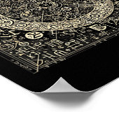 Poster Symboles de script anciens (Coin)