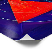 Poster Symboles géométriques Abstrait #10 (Coin)