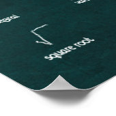 Poster Symboles mathématiques (Coin)