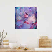 Poster Symboles Reiki - Aquarelle (Cuisine)